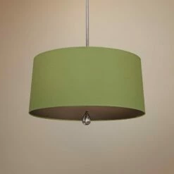 Custis Collection 25 1/2" Wide Parrot Green Pendant