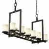 Dakota 49" Wide Matte Black 17-Light Island Chandelier -Lighting Sales Shop dakota 49 inch wide matte black 17 light island chandelier 216d1