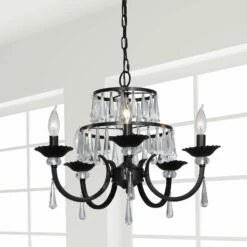Dale Tiffany Daisey 21 3/4"W Dark Bronze 5-Light Chandelier -Lighting Sales Shop dale tiffany daisey 21 and three quarter inchw dark bronze 5 light chandelier 31k99views2