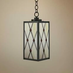 Dale Tiffany Ory 5"W Oil Rubbed Bronze Outdoor Mini Pendant