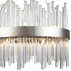 Dallas 20" Wide Chrome And Crystal Chandelier -Lighting Sales Shop dallas 20 inch wide chrome and crystal chandelier 39v01views1