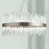 Dallas 32" Wide Chrome And Crystal Modern Chandelier