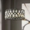 Dealey 19" Wide Crystal Matte Black 5-Light Chandelier 2 Dealey 19" Wide Crystal Matte Black 5-Light Chandelier -Lighting Sales Shop dealey 19 inch wide crystal matte black 5 light chandelier 96e81cropped