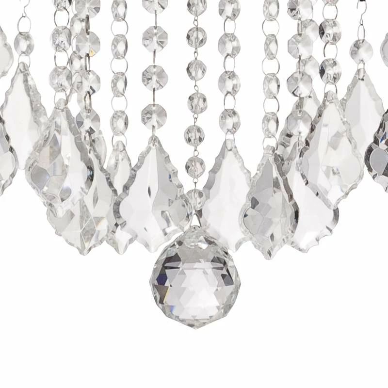 DeMallo 26" Wide Dark Bronze 6-Light Traditional Crystal Chandelier 7 DeMallo 26" Wide Dark Bronze 6-Light Traditional Crystal Chandelier - Image 5