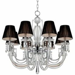 Derry Street 32" Wide Chrome And Crystal 8-Light Chandelier 13 Derry Street 32" Wide Chrome And Crystal 8-Light Chandelier -Lighting Sales Shop derry street 32 inch wide chrome and crystal 8 light chandelier p4619views2