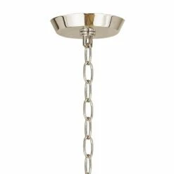 Diamond 25" Wide Polished Nickel 6-Light Chandelier -Lighting Sales Shop diamond 25 inch wide polished nickel 6 light chandelier 55j27views2