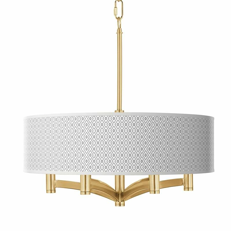 Diamonds Ava 6-Light Gold Pendant Chandelier 3 Diamonds Ava 6-Light Gold Pendant Chandelier