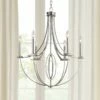 Dione 6-Light 25" Wide Polished Nickel Chandelier -Lighting Sales Shop dione 6 light 25 inch wide polished nickel chandelier 2h538cropped