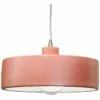 Dish 12" Wide Gloss Blush Ceramic Drum Mini Pendant Light -Lighting Sales Shop dish 12 inch wide gloss blush ceramic drum mini pendant light 99d09
