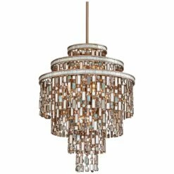 Dolcetti Silver 24" Wide Corbett Pendant Light -Lighting Sales Shop dolcetti silver 24 inch wide corbett pendant light u5653