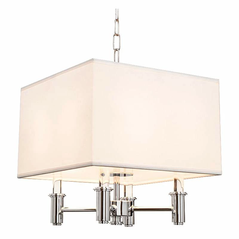 DuPont 14" Wide Chrome Convertible Square Pendant Light 4 DuPont 14" Wide Chrome Convertible Square Pendant Light - Image 2