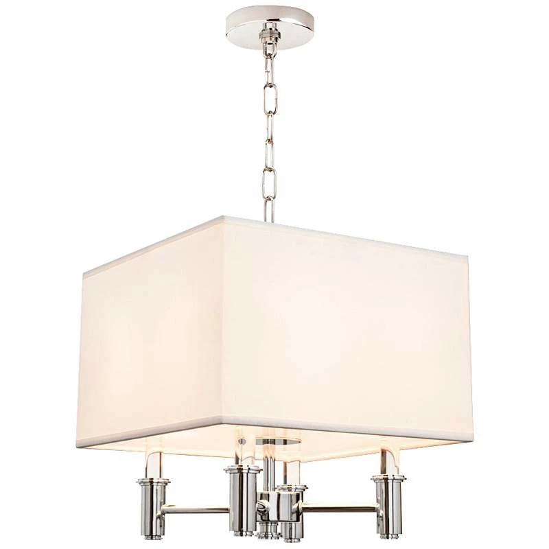 DuPont 14" Wide Chrome Convertible Square Pendant Light 5 DuPont 14" Wide Chrome Convertible Square Pendant Light - Image 3
