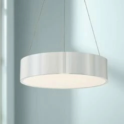 DweLED Corso 18" Wide Brushed Aluminum LED Pendant Light