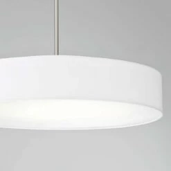 DweLED Manhattan 26" Wide Brushed Nickel LED Pendant Light -Lighting Sales Shop dweled manhattan 26 inch wide brushed nickel led pendant light 39k63views1
