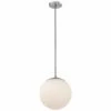 DweLED Niveous 10" Wide Brushed Nickel LED Mini Pendant -Lighting Sales Shop dweled niveous 10 inch wide brushed nickel led mini pendant 8h471