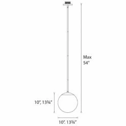 DweLED Niveous 10" Wide Brushed Nickel LED Mini Pendant -Lighting Sales Shop dweled niveous 10 inch wide brushed nickel led mini pendant 8h471views2