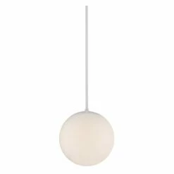 DweLED Niveous 10" Wide White LED Mini Pendant