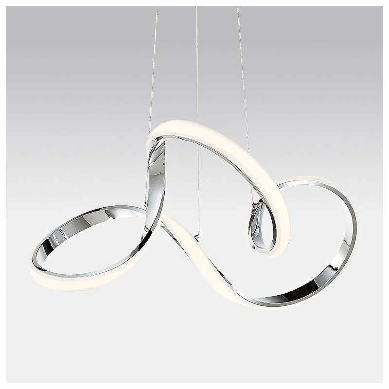 DweLED Vornado 23" Wide Chrome LED Pendant Light 5 DweLED Vornado 23" Wide Chrome LED Pendant Light - Image 3