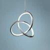DweLED Vornado 7 1/2" Wide Chrome LED Mini Pendant