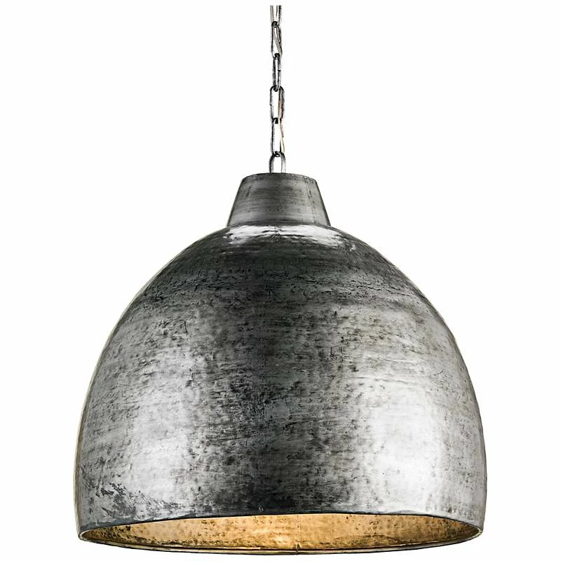 Earthshine Wrought Iron Dome 22" Wide Pendant Light 4 Earthshine Wrought Iron Dome 22" Wide Pendant Light - Image 2