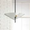 EEquilibrium 2-Light Black Pendant Light With Polished Nickel -Lighting Sales Shop eequilibrium 2 light black pendant light with polished nickel 84t73cropped