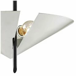 EEquilibrium 2-Light Black Pendant Light With Polished Nickel -Lighting Sales Shop eequilibrium 2 light black pendant light with polished nickel 84t73views1