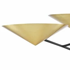 EEquilibrium 39.5" Wide 3-Light Black And Brass Modern Chandelier -Lighting Sales Shop eequilibrium 39 5 inch wide 3 light black and brass modern chandelier 84t88views1