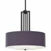 Eggplant Faux Silk Carey 24" Black 4-Light Chandelier 1 Eggplant Faux Silk Carey 24" Black 4-Light Chandelier -Lighting Sales Shop eggplant faux silk carey 24 inch black 4 light chandelier 724j6