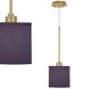 Eggplant Faux Silk Giclee Gold Mini Pendant Light -Lighting Sales Shop eggplant faux silk giclee gold mini pendant light 676j6cropped