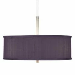Eggplant Purple 16" Wide Pendant Chandelier -Lighting Sales Shop eggplant purple 16 inch wide pendant chandelier 21c10