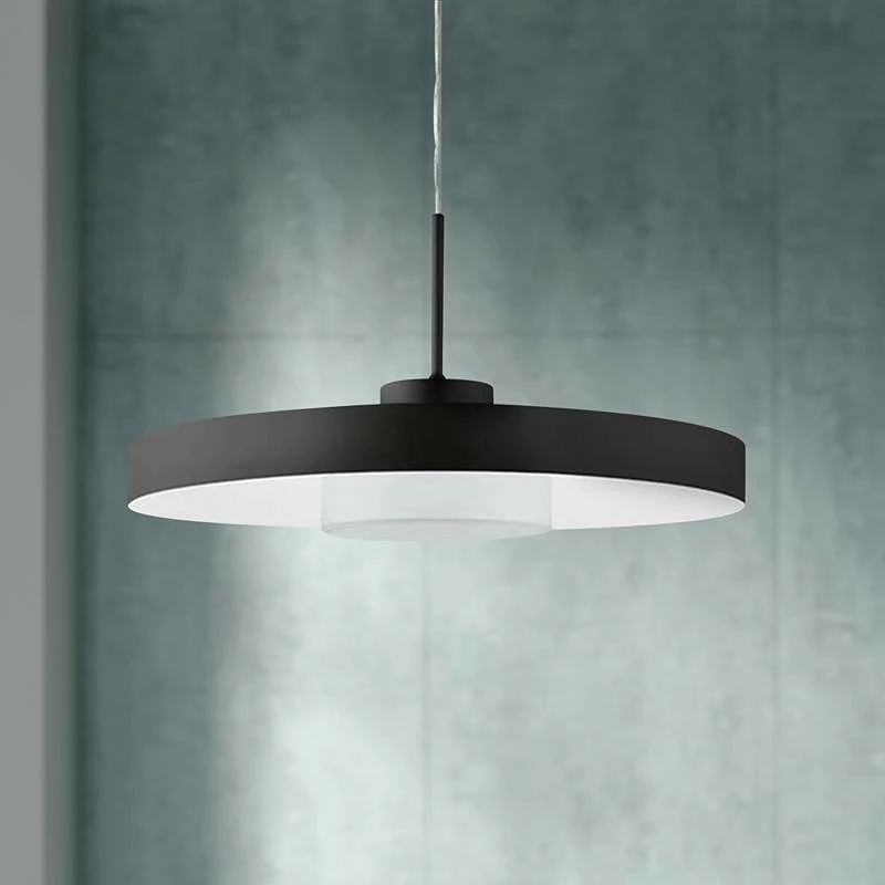 Eglo Alpicella 15 3/4" Wide Matte Black LED Pendant Light 3 Eglo Alpicella 15 3/4" Wide Matte Black LED Pendant Light