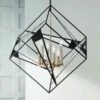 Eglo Corrietes 29 1/2" Wide Matte Black Modern Geometric Pendant Light -Lighting Sales Shop eglo corrietes 29 and one half inch wide matte black modern geometric pendant light 85p79cropped