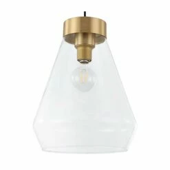Eglo Montey 12" Wide Gold Metal Clear Glass Modern Mini Pendant Light -Lighting Sales Shop eglo montey 12 inch wide gold metal clear glass modern mini pendant light 91y81views1
