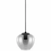 Eglo Priorat 9 1/4" Wide Smoked Glass Mini Pendant Light