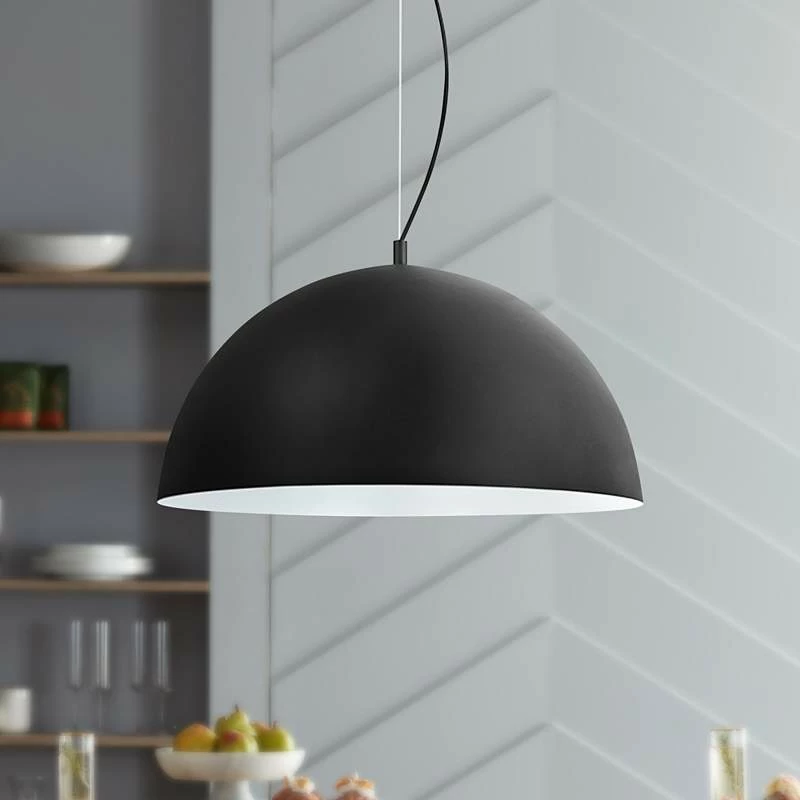 Eglo Rafaelino 21" Wide Black And White Pendant Light 3 Eglo Rafaelino 21" Wide Black And White Pendant Light