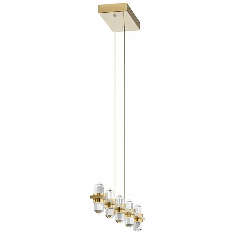 Elan Arabella Gold 36 1/2" Wide LED Kitchen Island Light Pendant 5 Elan Arabella Gold 36 1/2" Wide LED Kitchen Island Light Pendant - Image 3