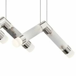 Elan Birds 44"W Polished Nickel 6-Light LED Cluster Pendant -Lighting Sales Shop elan birds 44 inchw polished nickel 6 light led cluster pendant 69e79views1