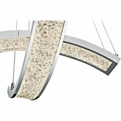 Elan Crushed Ice 24" Wide Chrome LED Pendant Light -Lighting Sales Shop elan crushed ice 24 inch wide chrome led pendant light 8d641views1