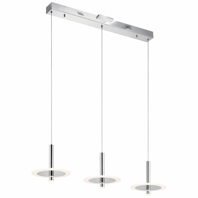 Elan Discs 41 1/4"W Polished Nickel LED Multi Light Pendant 6 Elan Discs 41 1/4"W Polished Nickel LED Multi Light Pendant - Image 4