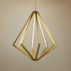 Elan Everest 32" Wide Champagne Gold 8-Light LED Chandelier
