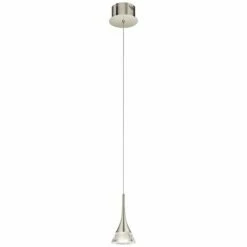 Elan Kabru 4 3/4"W LED Brushed Nickel Mini Pendant Light