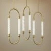 Elan Kiaan 31 1/2"W Champagne Gold LED Multi Light Pendant -Lighting Sales Shop elan kiaan 31 and one half inchw champagne gold led multi light pendant 69e97cropped