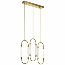 Elan Kiaan 31 1/2"W Champagne Gold LED Multi Light Pendant -Lighting Sales Shop elan kiaan 31 and one half inchw champagne gold led multi light pendant 69e97views1