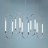 Elan Kiaan 48 3/4"W Polished Nickel LED Multi Light Pendant