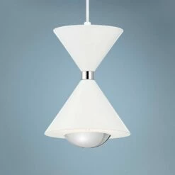 Elan Kordan 6 1/4" Wide Matte White LED Mini Pendant