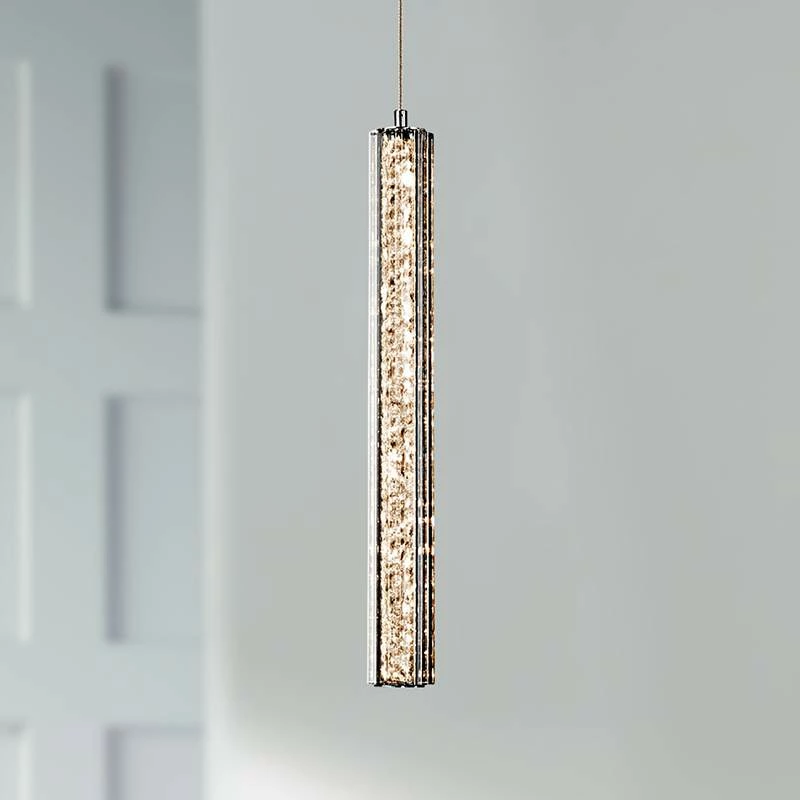 Elan Neruda 2 1/4" Wide Chrome Contemporary LED Mini Pendant 3 Elan Neruda 2 1/4" Wide Chrome Contemporary LED Mini Pendant