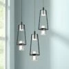Elan Sorno 12 1/2"W Polished Nickel LED Multi Light Pendant