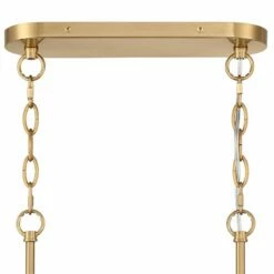 Ella 38 3/4" Wide Soft Gold Crystal Island Pendant Light -Lighting Sales Shop ella 38 and three quarter inch wide soft gold crystal island pendant light 435h2views4