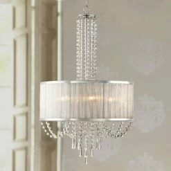 Ellisia 19 3/4" Wide Crystal Chandelier 10 Ellisia 19 3/4" Wide Crystal Chandelier -Lighting Sales Shop ellisia 19 and three quarter inch wide crystal chandelier 4j443cropped