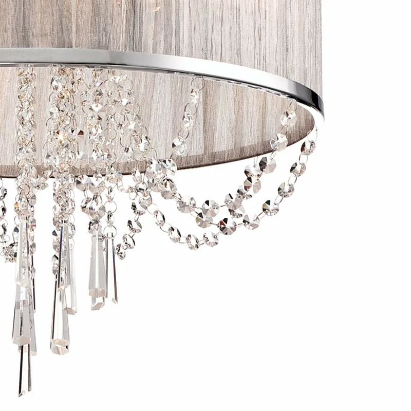 Ellisia 19 3/4" Wide Crystal Chandelier 6 Ellisia 19 3/4" Wide Crystal Chandelier - Image 4